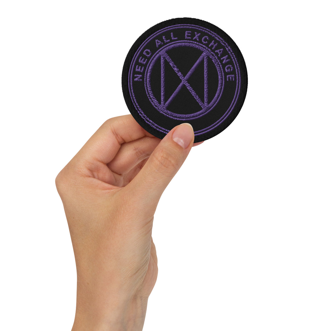 Purple Corporate Logo - Patch